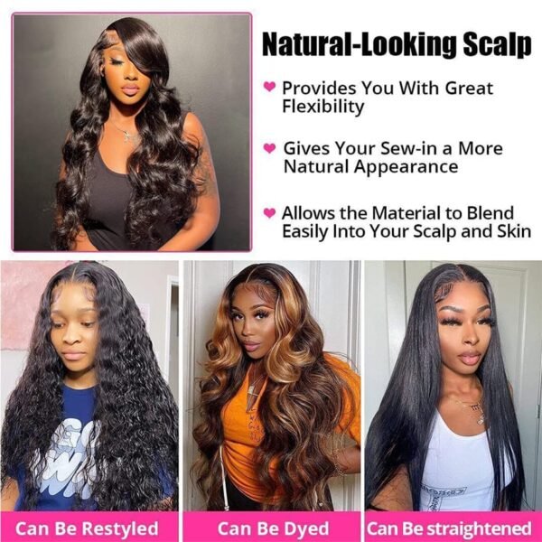 13x4 Human Hair Lace Front Wig - Image 9