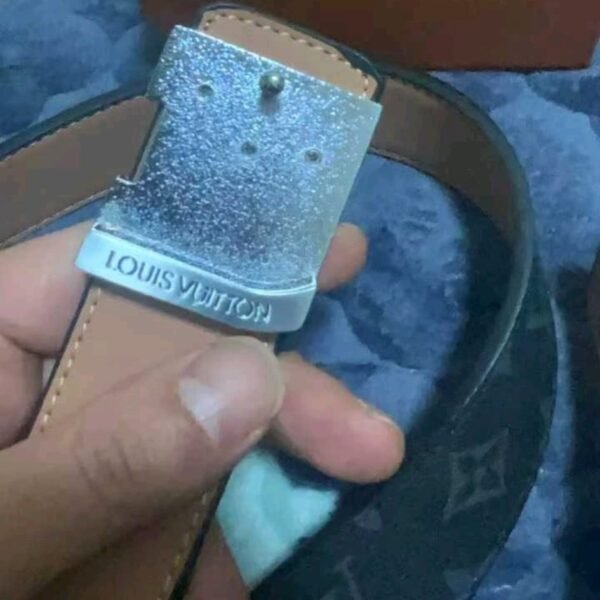 Fashion Big Buckle Genuine Leather Belt - Image 3