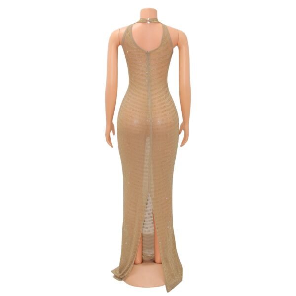 Sexy Summer Transparent Drilling Dress - Image 13