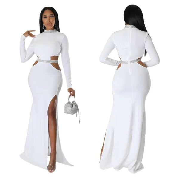 Female Autumn Winter Long Maxi Dress - Image 7
