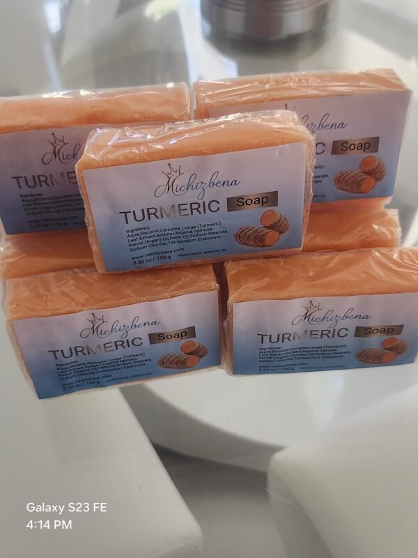 10 Piece Michizbena All Natural Tumeric Soap - Image 10