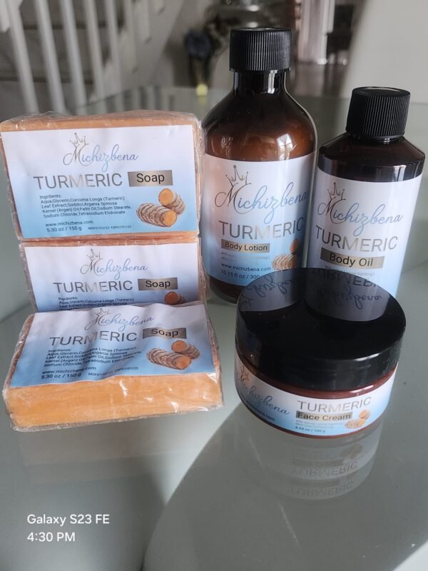 7 Piece All Natural Turmeric Hygienic Set - Image 16
